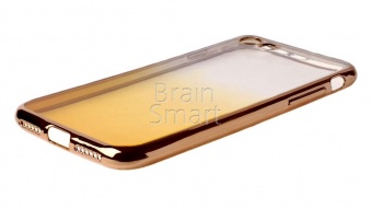Накладка силиконовая Aspor Golden Collection с отливом iPhone 7/8/SE Золотой - фото, изображение, картинка