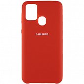 Накладка Silicone Case Samsung M315 (M31 2020) (14) Красный - фото, изображение, картинка