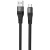 USB кабель Micro Borofone BU18 Crown Silicone (1,2м) Черный - фото, изображение, картинка