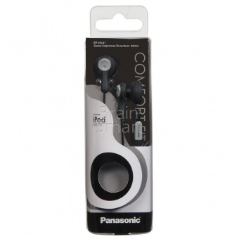 Наушники вкладыши Panasonic RP-HV41GU-K Черный - фото, изображение, картинка