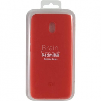 Накладка силиконовая Копия Silicone Case Xiaomi Redmi 8A Красный - фото, изображение, картинка