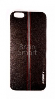 Накладка силиконовая Remax iPhone 5/5S/SE Leather stripe - фото, изображение, картинка