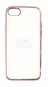Накладка силиконовая UMi с окантовкой iPhone 7/8 Розовый - фото, изображение, картинка