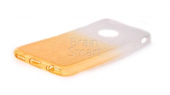 Накладка силиконовая Aspor Rainbow Collection с отливом iPhone 6 Золотой - фото, изображение, картинка