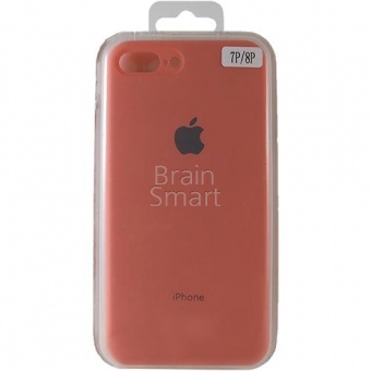 Накладка пластиковая с логотипом iPhone 7 Plus/8 Plus Розовый - фото, изображение, картинка
