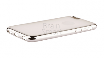 Накладка силиконовая Oucase Flash Series iPhone 6 c окантовкой Серебро - фото, изображение, картинка