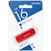 USB 2.0 Флеш-накопитель 16GB SmartBuy Scout Красный* - фото, изображение, картинка