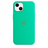 Накладка Silicone Case Original iPhone 13 mini (50) Мятно-Зелёный - фото, изображение, картинка