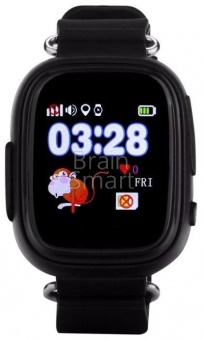 Умные часы Smart Baby Watch Q80 (GPS) Черный - фото, изображение, картинка