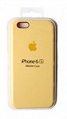 Накладка Silicone Case Original iPhone 6/6S  (4) Жёлтый - фото, изображение, картинка