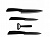 Набор Ножей Керамических Xiaomi HuoHou Nano Ceramic Knife Set 4шт (HU0010) Черный* - фото, изображение, картинка