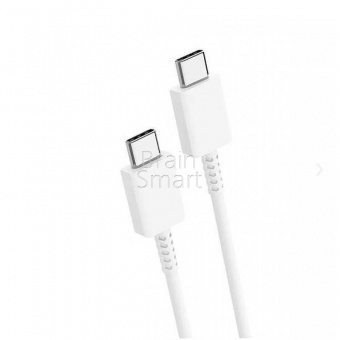 Кабель USB-C to USB-C Denmen D20C High-energy 100W (1м/3.6A) Белый (БЕЗ УПАКОВКИ) - фото, изображение, картинка