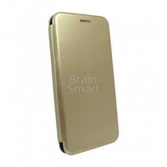 Книжка кожа Creative Case Samsung J510 (2016) Золотой тех.упак - фото, изображение, картинка