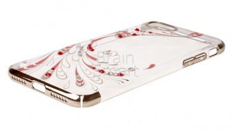 Накладка пластик Kingxbar Phoenix Series Swarovski iPhone 7/8/SE Золотой - фото, изображение, картинка