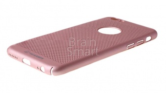Накладка пластиковая UMI перфорированая Soft Touch iPhone 6 Розовый - фото, изображение, картинка