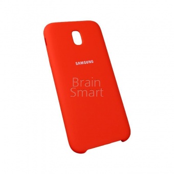 Накладка Silicone Case Samsung J530 (2017) (14) Красный - фото, изображение, картинка