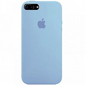 Накладка Silicone Case Original iPhone 7 Plus/8 Plus  (5) Светло-Голубой - фото, изображение, картинка