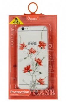 Накладка силиконовая Oucase Happy Series iPhone 6/6S (XY-001) - фото, изображение, картинка