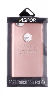 Накладка силиконовая Aspor Soft Touch Collection iPhone 6 Plus Розовый - фото, изображение, картинка