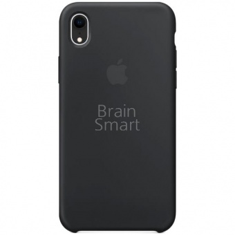 Накладка Silicone Case Original iPhone XR (15) Тёмно-Серый - фото, изображение, картинка