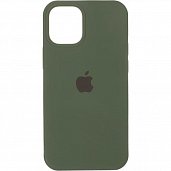 Накладка Silicone Case Original iPhone 12 mini  (1) Оливковый - фото, изображение, картинка