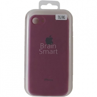 Накладка пластиковая с логотипом iPhone 7/8 Фиолетовый - фото, изображение, картинка