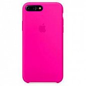 Накладка Silicone Case Original iPhone 7 Plus/8 Plus (47) Ярко-Розовый - фото, изображение, картинка