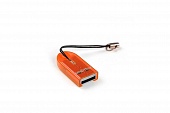 Картридер Smartbuy SBR-710-O (micro SD) Оранжевый* - фото, изображение, картинка
