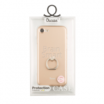 Накладка пластиковая Oucase Lingyu elite Series iPhone 7/8/SE Золотой - фото, изображение, картинка