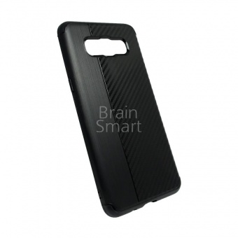 Накладка силиконовая Brauffen Samsung J510 (2016) Карбон Черный - фото, изображение, картинка
