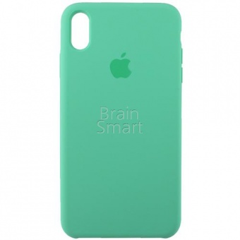 Накладка Silicone Case Original iPhone XS Max (50) Мятно-Зелёный - фото, изображение, картинка