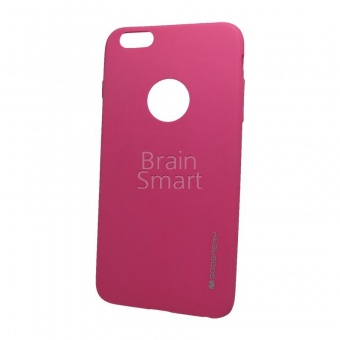Накладка силиконовая Goospery Soft touch iPhone 6 Plus Розовый - фото, изображение, картинка
