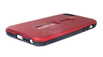 Накладка силиконовая с подставкой iPhone 5/5S/SE Красный - фото, изображение, картинка
