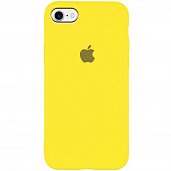 Накладка Silicone Case Original iPhone 7/8/SE (55) Светло-Желтый - фото, изображение, картинка