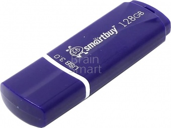 USB 3.0 Флеш-накопитель 128GB SmartBuy Crown Синий* - фото, изображение, картинка