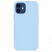 Накладка Silicone Case Original iPhone 12 mini (43) Небесно-Голубой - фото, изображение, картинка