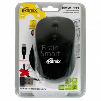 Мышь беспроводная Ritmix RMW-111 Черный - фото, изображение, картинка