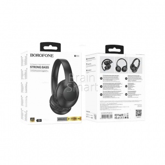 Наушники накладные Bluetooth Borofone BO23 Черный* - фото, изображение, картинка