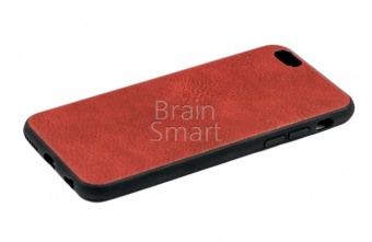 Накладка силиконовая J-Case Catis Series под кожу iPhone 6 Plus Красный - фото, изображение, картинка