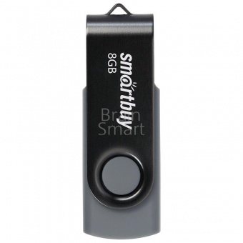 USB 2.0 Флеш-накопитель 8GB SmartBuy Twist Черный* - фото, изображение, картинка