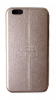 Книжка Color Case Leather iPhone 6 Plus/6S Plus Золотой - фото, изображение, картинка