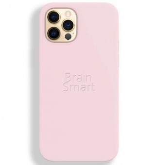 Накладка Silicone Case Original iPhone 12 Pro Max  (6) Светло-Розовый - фото, изображение, картинка