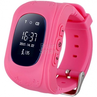 Умные часы Smart Baby Watch Q50 (LCD/LBS GPS) Розовый - фото, изображение, картинка