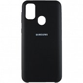 Накладка Silicone Case Samsung M215 (M21 2020) (18) Черный - фото, изображение, картинка