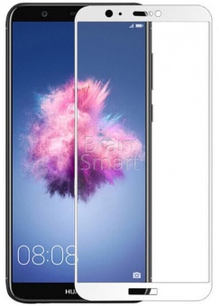 Защитное стекло тех.упак. 5D/6D Full Glue Premium Huawei P Smart 2018 Белый - фото, изображение, картинка