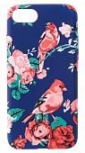 Накладка силиконовая Luxo фосфорная iPhone 7/8 Цветы/Птица F6