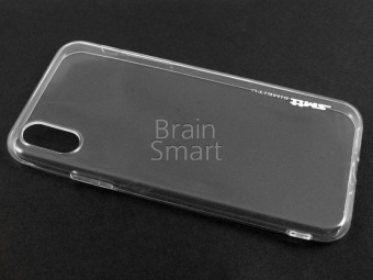 Накладка силиконовая SMTT Simeitu Soft touch iPhone X/XS Прозрачный - фото, изображение, картинка