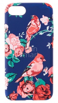 Накладка силиконовая Luxo фосфорная iPhone 7/8 Цветы/Птица F6 - фото, изображение, картинка