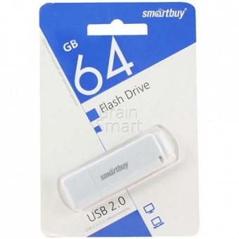 USB 3.0 Флеш-накопитель 64GB SmartBuy LM05 Белый - фото, изображение, картинка