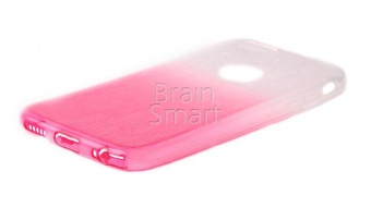 Накладка силиконовая Aspor Rainbow Collection с отливом iPhone 6 Розовый - фото, изображение, картинка
